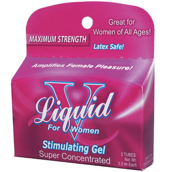 Liquid V Stimulating Gel For Women 3 Tubes