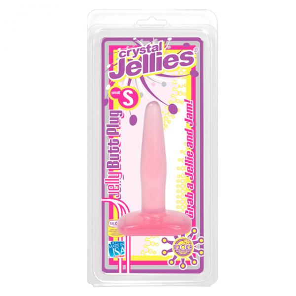 Crystal Jellies - Butt Plug - Pink- Small