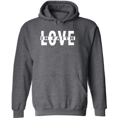 Mens Graphic Hoodie Love in Faith