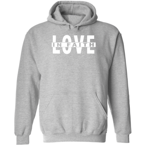 Mens Graphic Hoodie Love in Faith