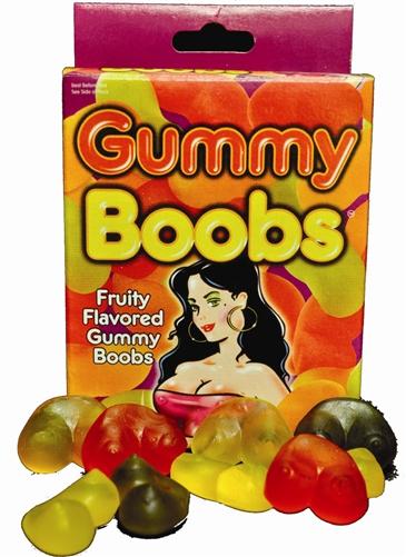 Gummy Boobs Fruit Flavors 4.3oz