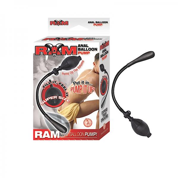 Ram Anal Balloon Pump - Black