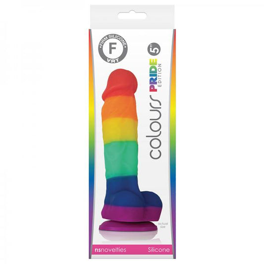 Colours - Pride Edition - 5in Dildo - Rainbow