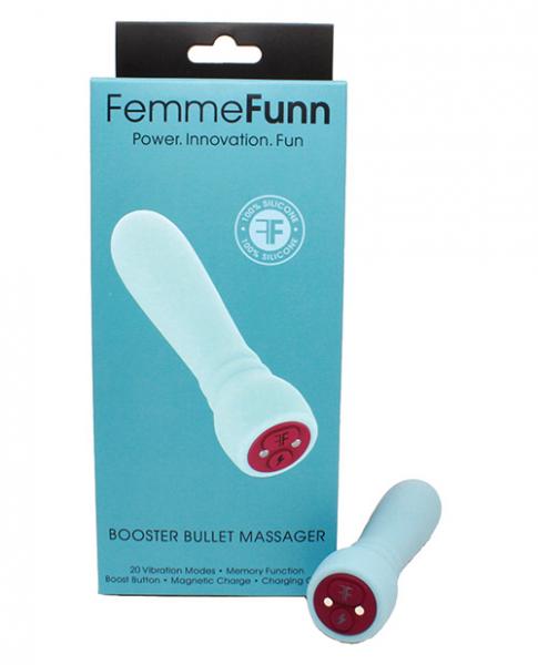 Femmefunn Booster Bullet Vibrator Light Blue