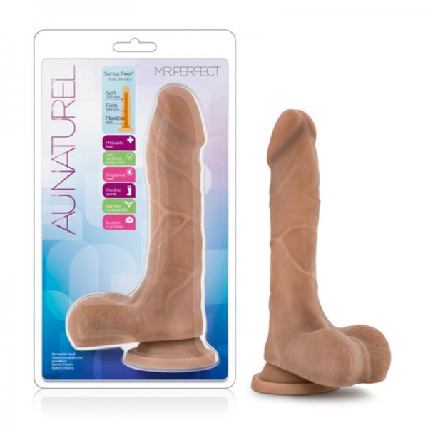 Au Naturel Mister Perfect Mocha Tan Dildo