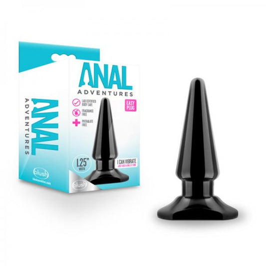 Anal Adventures Easy Plug Black